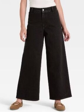 Universal Thread Target Sailor Wide Leg Pants Black Size 6